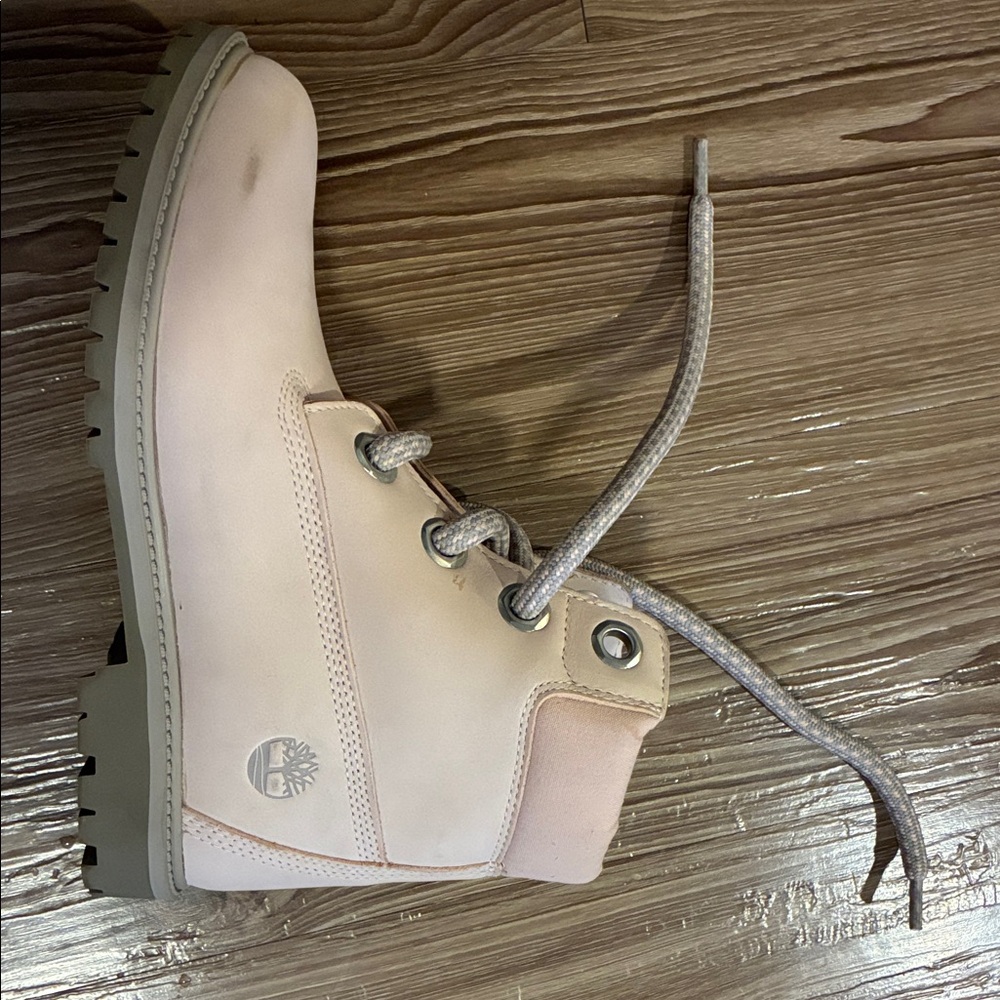 Timberland Blush Pink Lace-Up Boot